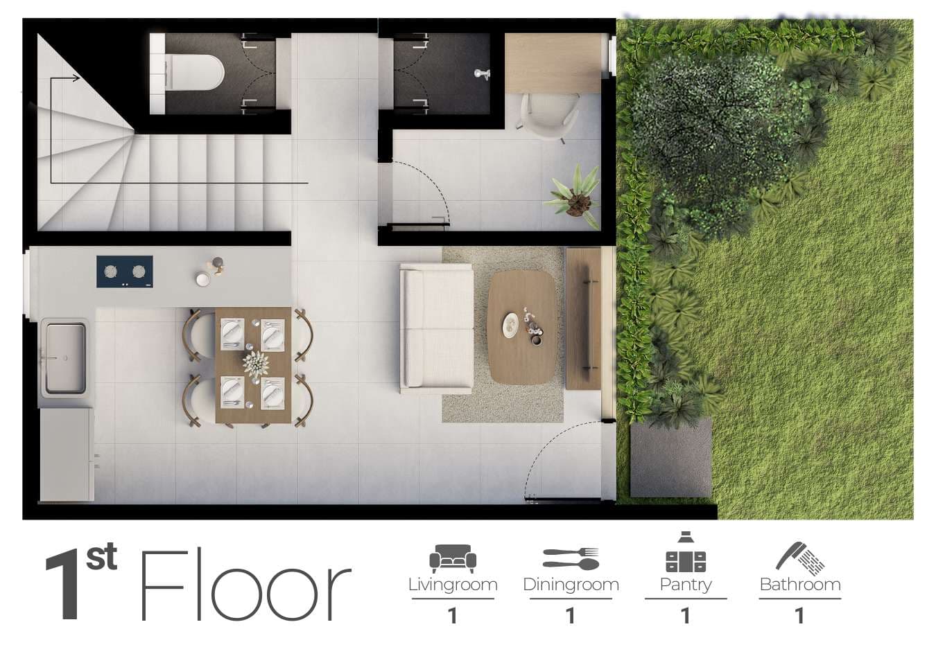 Communal 3 Bedroom floor 3