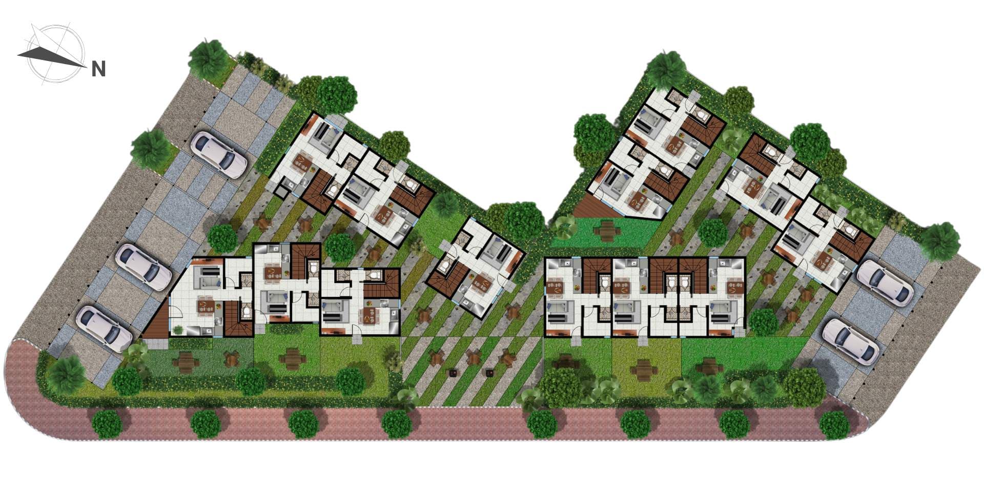 Communal layout plan